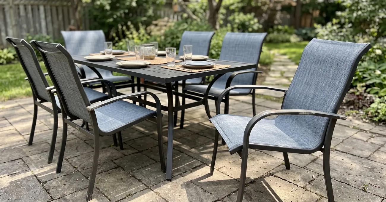 Custom one-piece replacement chair sling render