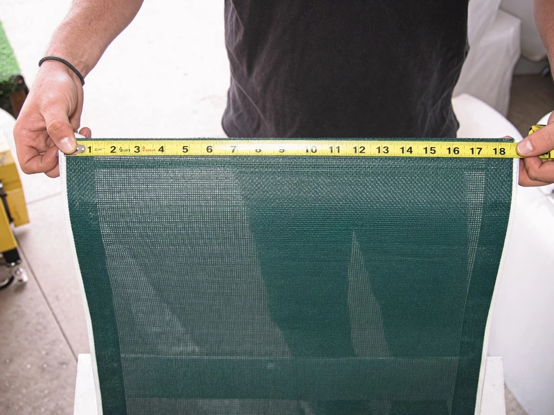 How to measure the top width of a sling