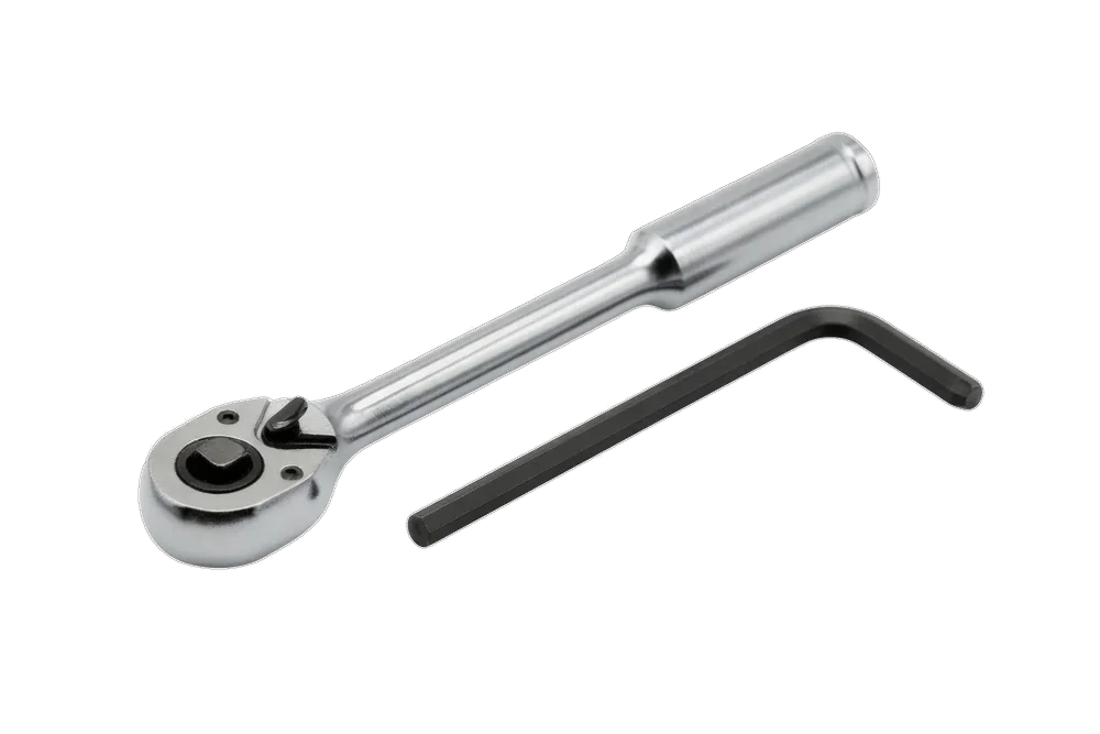 Socket and Allen wrench
